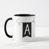 Buchstabe „A“ Becher  Tasse マグカップ (左)