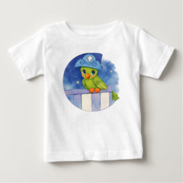 Buchstabe C: Papagei im Hut - kleiner Pirat ベビーTシャツ