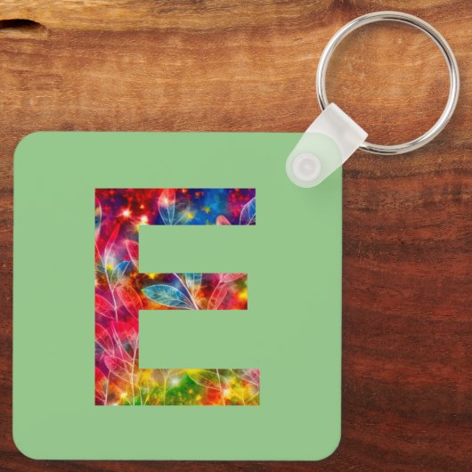 Buchstabe "E" キーホルダー (裏面)