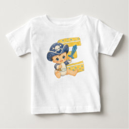 Buchstabe "E": Kleiner Piratenkapitän Baby ベビーTシャツ