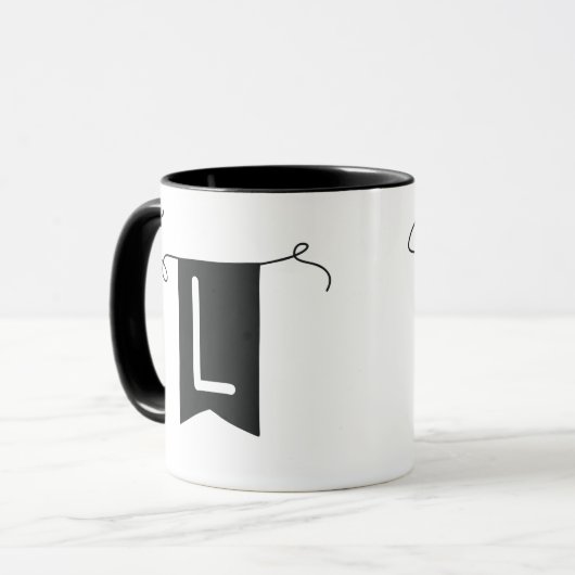 Buchstabe „L“ Becher マグカップ (正面左)