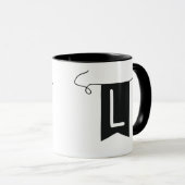 Buchstabe „L“ Becher マグカップ (正面右)