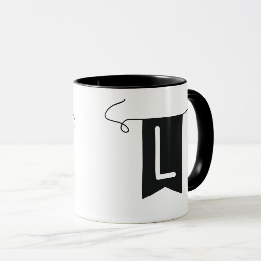 Buchstabe „L“ Becher  マグカップ (正面右)