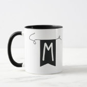 Buchstabe „M“ Becher  マグカップ (左)