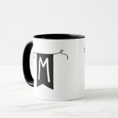 Buchstabe „M“ Becher  マグカップ (正面左)