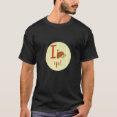 Buchstaben des deutschen Alphets I Igel Tシャツ (正面)