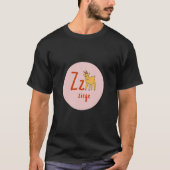 Buchstaben des deutschen Alphets Z Ziege Tシャツ (正面)