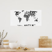 Buchstabenweltポスター ポスター (キッチン)