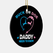 BuckおもしろいまたはDoe Daddyの性おもしろい別開示 セラミックオーナメント (右)