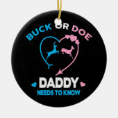 BuckおもしろいまたはDoe Daddyの性おもしろい別開示 セラミックオーナメント (正面)