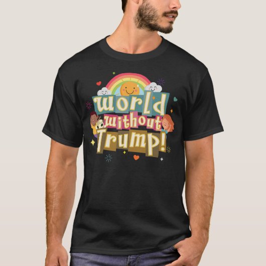 Buckによる憎しみのない世界 Tシャツ (正面)