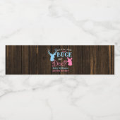 BuckまたはDoe Genderがパーティーの赤ちゃんシャワーを明らかにする ペットボトルラベル (シングルラベル)