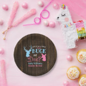 BuckまたはDoe Genderがパーティーの赤ちゃんシャワーを明らかにする ペーパープレート (パーティー)