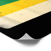 Buck Around Oregon Map Funny Wildlife Adventure Vi ポスター (角)