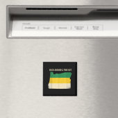 Buck Around Oregon Map Funny Wildlife Adventure Vi マグネット (インサイチュ (食洗機))