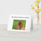 「BUCK BUCK DOn Be A CHINK」 40はそれほど悪くない カード (黄色い花)