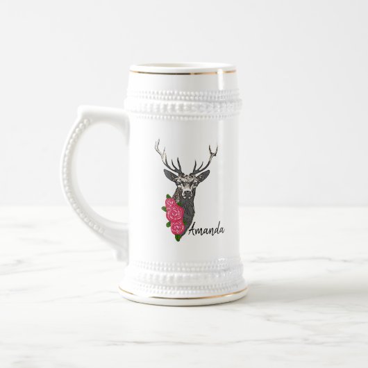 Buck & Buds BOHO Deer ビールジョッキ (左)