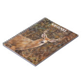 Buck Deer Art Personal Journal Notebook ノートブック (左側)