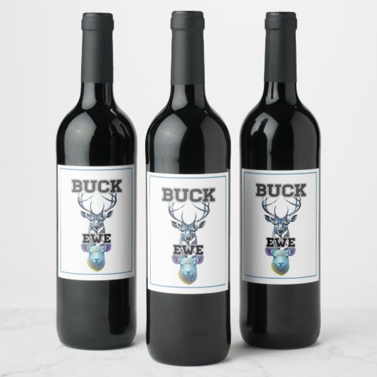 BUCK EWE  ワインラベル (ボトル)