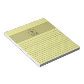 Buck Head Light Yellow Notepad ノートパッド (アングル)