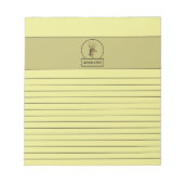 Buck Head Light Yellow Notepad ノートパッド (正面)