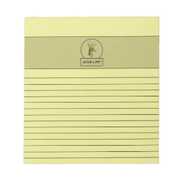 Buck Head Light Yellow Notepad ノートパッド