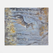 Buck Meadow フリースブランケット (正面(横))