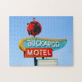 Buckarooのモーテルの印、ルート66、Tucumcari、N.M. ジグソーパズル