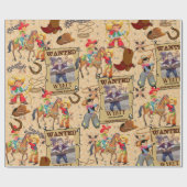 Buckaroo Cowboyが写真と名前を追加したい ラッピングペーパー (フラット)