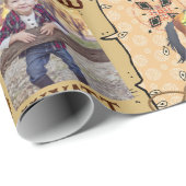 Buckaroo Cowboyが写真と名前を追加したい ラッピングペーパー (ロールコーナー)