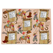 Buckaroo Cowboyの名前と説明の追加を希望 ラージペーパーバッグ (正面)