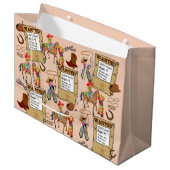 Buckaroo Cowboyの名前と説明の追加を希望 ラージペーパーバッグ (正面アングル)