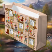 Buckaroo Cowboyの名前と説明の追加を希望 ラージペーパーバッグ