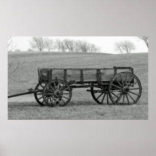 Buckboard wagon ポスター