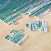 Bucket List Dreaming Surf Turquoise Waves ジグソーパズル (側面)