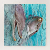 Bucket List Swim With Dolphins Turquoise Water ジグソーパズル (横)