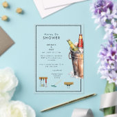 Bucket of Beer Honey Do Couples Wedding Shower アクリル招待状 (インサイチュ (ウェディング))