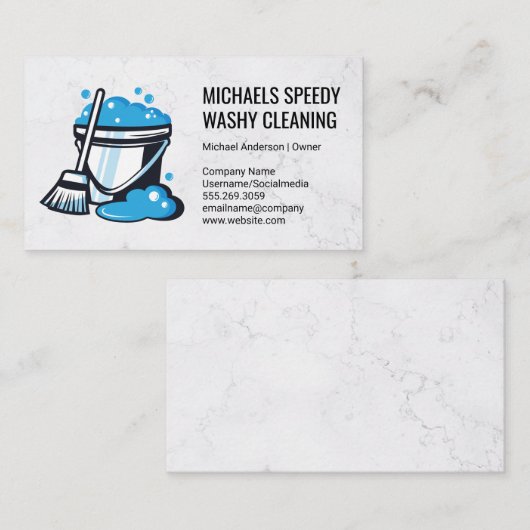 Bucket of Soapy Water 名刺 (正面/裏面)