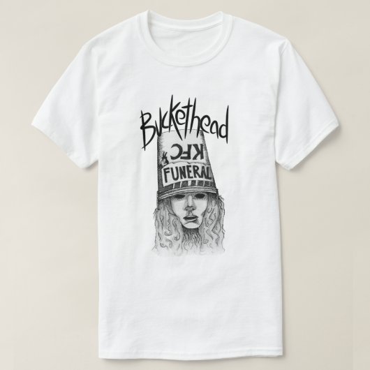 Bucketheadスケッチ (タイトルver.) tシャツ (デザイン正面)