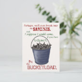 Bucketloadの郵便はがきによって ポストカード (スタンド正面)