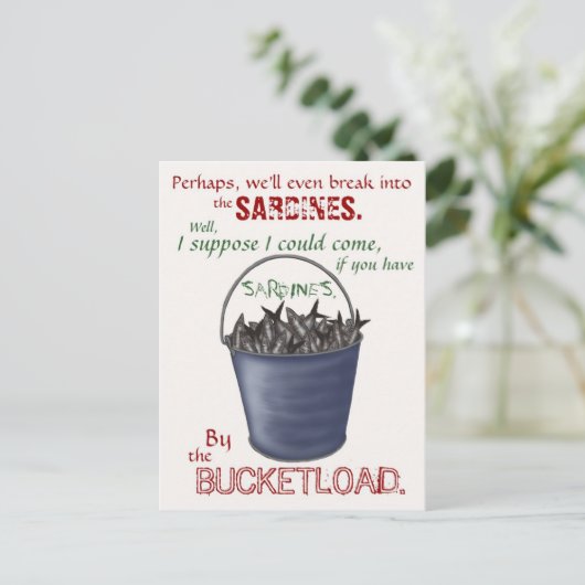 Bucketloadの郵便はがきによって ポストカード (スタンド正面)