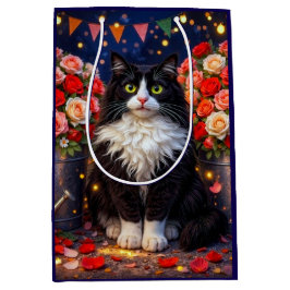 Buckets Of Roses, Cat  ミディアムペーパーバッグ