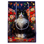 Buckets Of Roses, Cat  ミディアムペーパーバッグ (裏面)