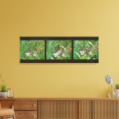 Buckeye Butterfly Triptych キャンバスプリント (インサイチュ (リビング))