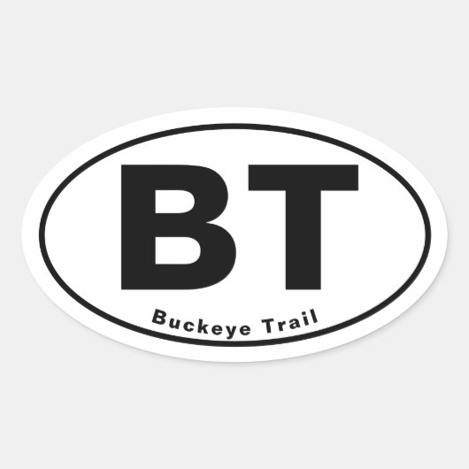 Buckeye Trail Ovalステッカー 楕円形シール (正面)
