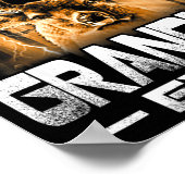 Buckin' Grandma Ever Shirt Deer Hunting Bucking Fa ポスター (角)