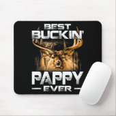 Buckin' Pappy Ever Shirt Deer Hunting Bucking Fath マウスパッド (マウス)