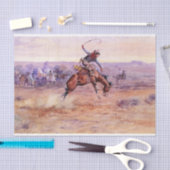 Bucking Bronco (by Charles M. Russell) 薄葉紙 (クラフト)