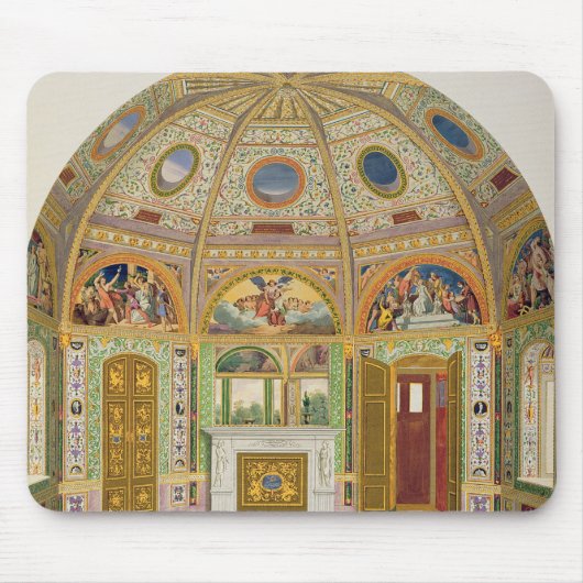 Buckinghaの夏家のフレスコ画の装飾 マウスパッド (正面)