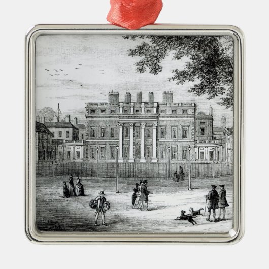 Buckinghamの家 メタルオーナメント (正面)